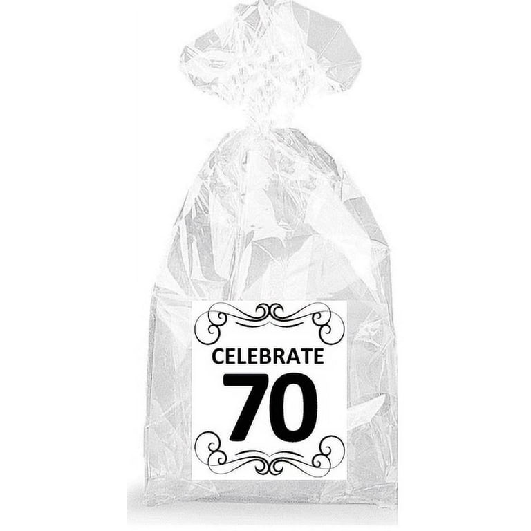 70th Birthday Favor Bags, 70th Birthday Favor Bags