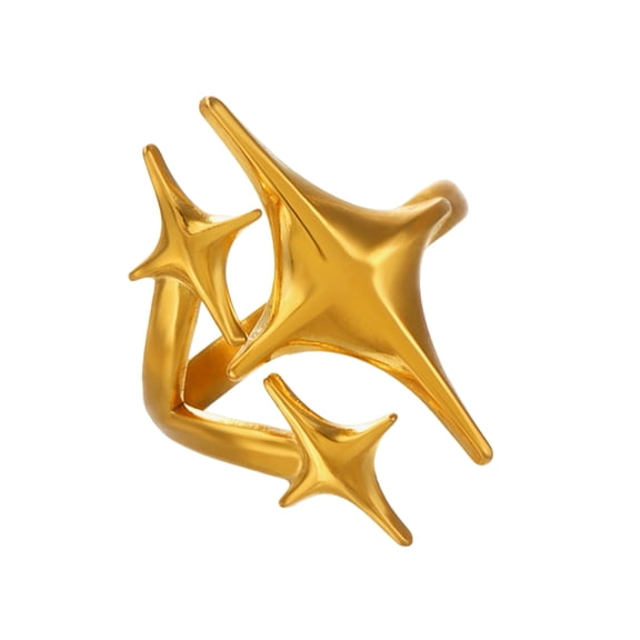 Elegant Celestials Themed Alloy Rings Portable Accessory for Daily Outfits