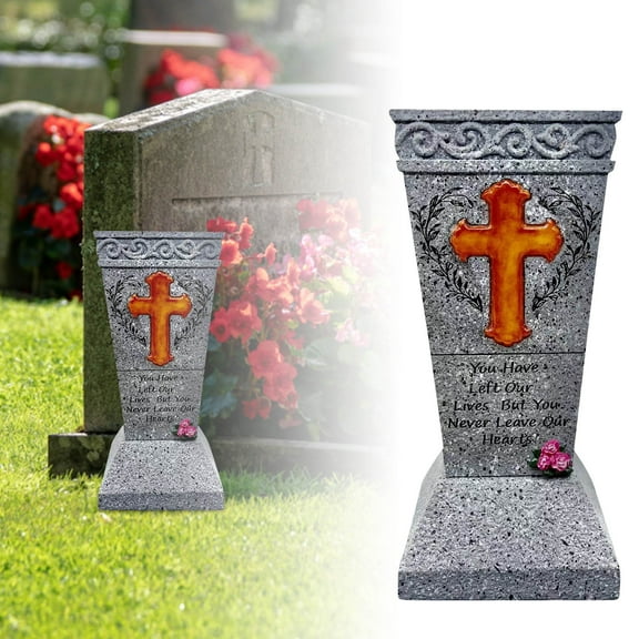 Elegant Cemetery Vase For Memorials – Durable Flower Holder For