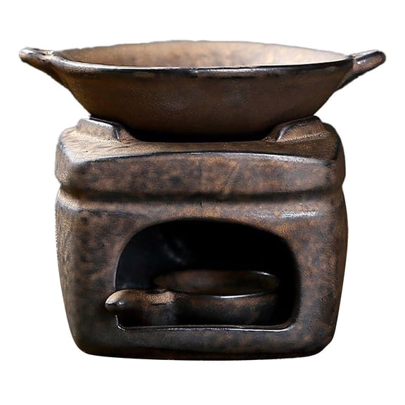 Elegant Ceramic Aromatherapy Burner and Tealight Censer for Home Spa Relaxation Scent Diffuser Holder