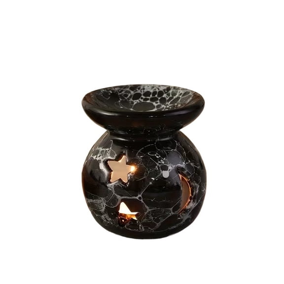 Elegant Ceramic Aromatherapy Diffuser - Stylish Essential Oil Burner for Home Decor