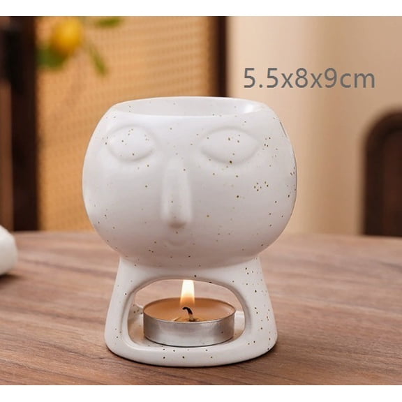 Elegant Ceramic Essential Oil Diffuser - Whisper-Quiet Aromatherapy for Home, Office, and Salon