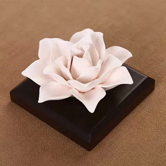 Elegant Ceramic Floral Fragrance Diffuser - Versatile Air Freshener for Home, Weddings, Halloween, Christmas, and Car Decoration