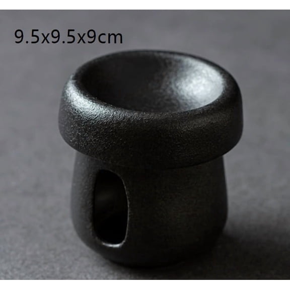 Elegant Ceramic Mushroom Aromatherapy Burner - Essential Oil Diffuser for Home Decor