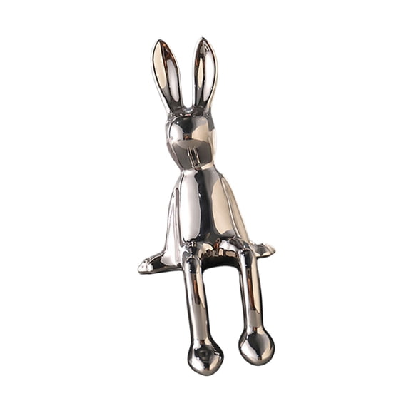 Elegant Ceramic Ornament Figurine for Tabletop and Bookshelf Display Glazed Pottery Sculpture