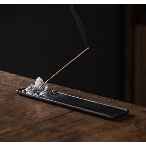 Elegant Ceramic Thread Incense Burner - Premium Aromatherapy Holder for Home & Bedroom Decor