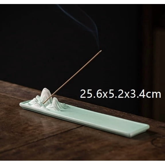 Elegant Ceramic Thread Incense Burner - Premium Aromatherapy Holder for Home Decor