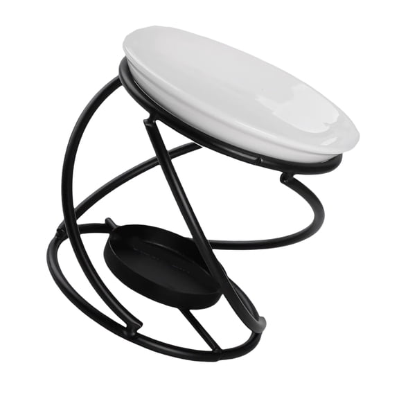 Elegant Ceramics Essential Oil Burners Metal Tealight Holder Aromatherapies Diffuser for Home Decors and Relaxation