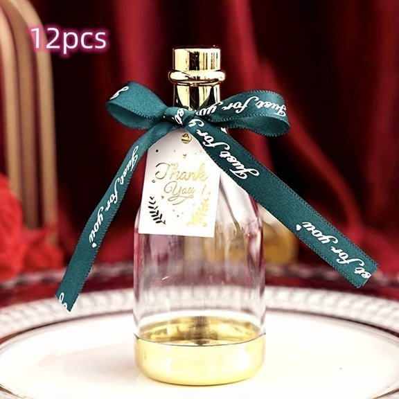 Elegant Champagne Bottle Candy Box - Perfect Gift Container for Weddings, Birthdays, and Celebrations