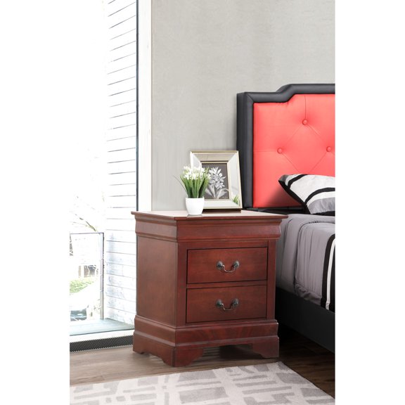 Elegant Cherry Nightstand / Bedroom Place / Long - lasting Performance