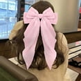 thumbnail image 1 of Elegant Chiffon Large Bow Hair Barrettes For Women Stylish Spring Clip Hair Accessories Back Of Head Polka Dot Decoration, 1 of 3