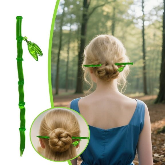 Barrettes Green Hairpin Elegant Traditional Chinese Hair Accessory for Women - Stylish and Unique Design for Everyday Use