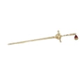 thumbnail image 1 of Elegant Chinese Swords Tassels Hair Accessories for Women Featuring Gemed Adornments in Gold and Silver Designs, 1 of 8