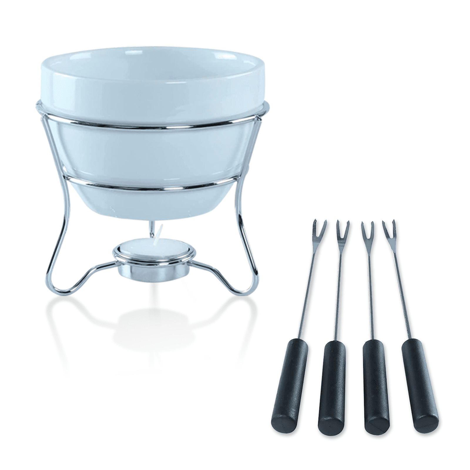 Elegant Chocolate Fondue Set with Dipping Forks and Liberia Ubuy
