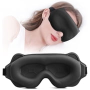 Elegant Choise 1/2PCS Sleep Mask for Side Sleeper, Complete Light Blocking 3D Sleeping Eye Mask, Soft Breathable Eye Cover for Women Men, Relaxing Zero Pressure Night Blindfold