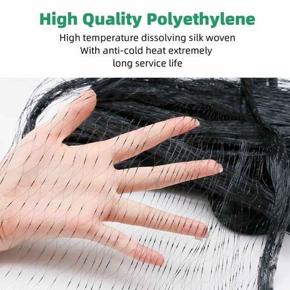 Elegant Choise 13/33ft Garden Anti Bird Netting Reusable Net Mesh Plant Protection Barrier