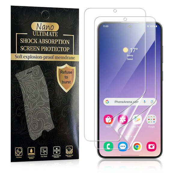 Elegant Choise 2Pcs Hydrogel Screen Protector for Samsung Galaxy S25 Plus/S25, Clear