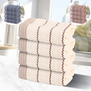Elegant Choise 4-Piece Luxury Cotton Bath Towel Set - Hotel Quality, Ultra Absorbent & Quick-Dry | Perfect for Spa Days