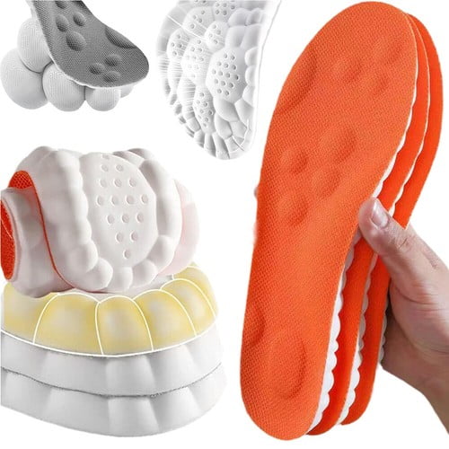 Elegant Choise 4D Memory Foam Shoe Insoles- Orthotic Inserts for Men & Women,Perfect for Sports