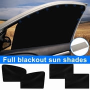 Elegant Choise 4X Magnetic Car Side Front Rear Window Sun Shade Cover Shield UV Protection