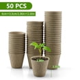 thumbnail image 1 of Elegant Choise 50-100PCS Biodegradable Nursery Pots Garden Plant Grow Seedling Planting Pots, 1 of 17