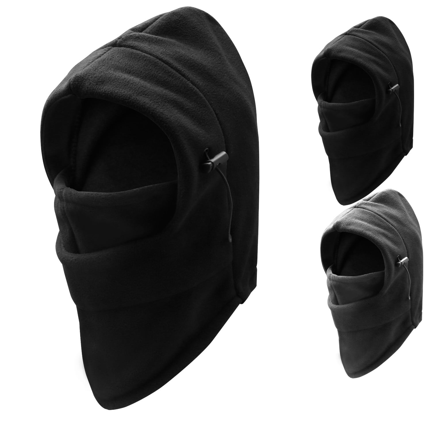 Sleek Ski Helmet Hat - Black - Gray - The Essential Winter Gear - ApolloBox