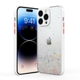 thumbnail image 1 of Elegant Choise Bling Phone Case for iPhone 14 Pro Max/14 Pro/14 Plus/14 Luxury Glitter Cover, White, 1 of 16