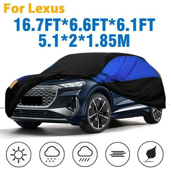 Elegant Choise Car Full Cover for Outdoor Sun Dust Snow Rain Resistant Protection For Lexus