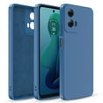 thumbnail image 1 of Elegant Choise Case for Moto G 5G 2024 6.5inch Liquid Silicone Protective Cover, Blue, 1 of 16