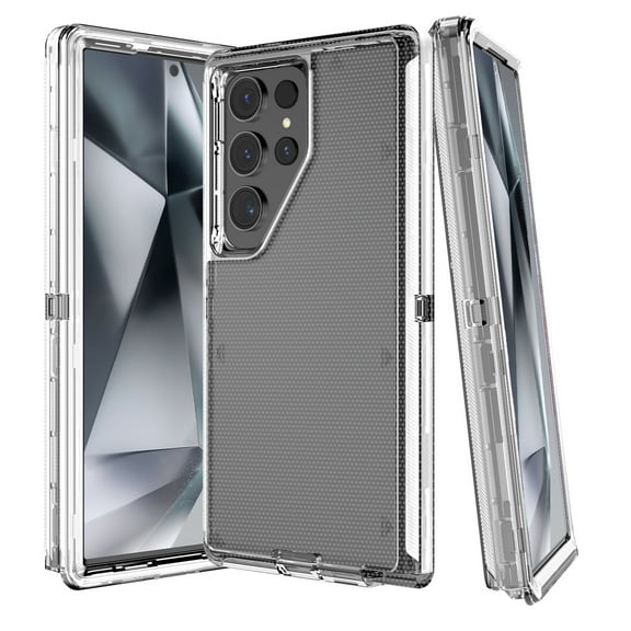 Elegant Choise Case for Samsung Galaxy S24 Ultra/S24 Plus/S24 Shockproof Phone Cover, Clear