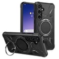thumbnail image 1 of Elegant Choise Case with Screen and Lens Protector for Samsung Galaxy S24 Ultra/S24 Plus/S24 Shockproof Magnetic Phone Cover with Stand, Black, 1 of 14