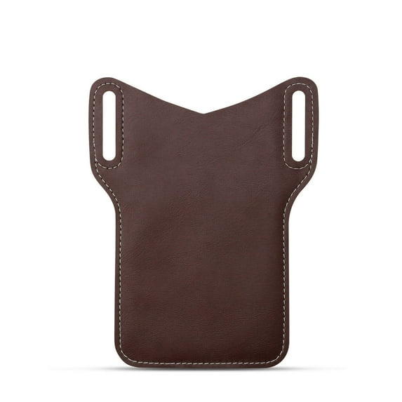Elegant Choise Cell Phone Holder Case with Belt Loop Leather Holster Pouch for Men, Brown