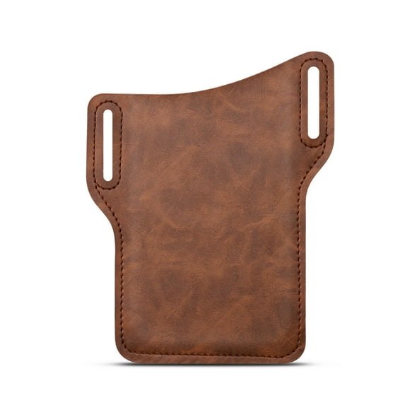 Elegant Choise Cell Phone Holder Case with Belt Loop Leather Holster Pouch for Men, Brown