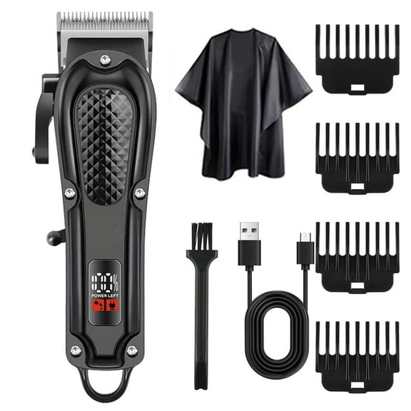 Elegant Choise Digital Cordless Barber Shaver - USB Charging Beard Trimmer Set With Accessories