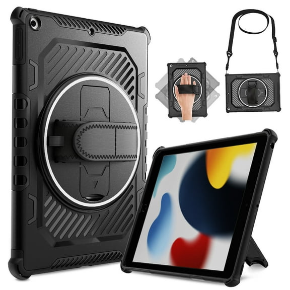Elegant Choise For Apple iPad 9th 8th 7th Gen 10.2inch Case Shockproof Armor Stand Rugged Cover