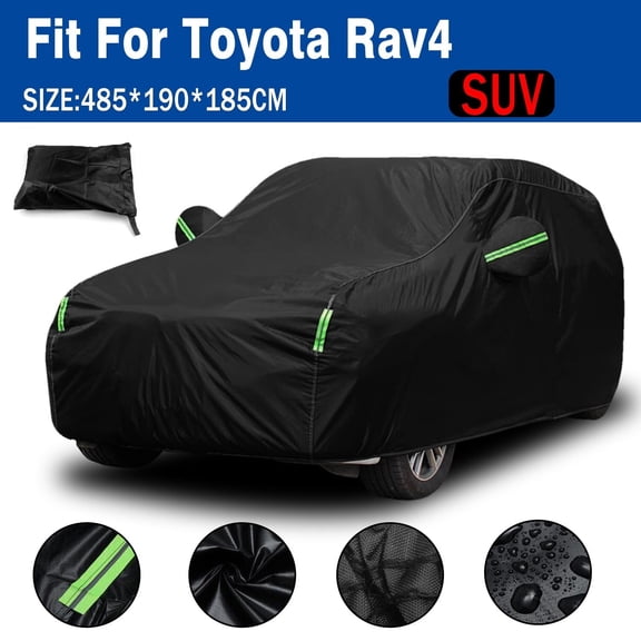 Elegant Choise For Toyota Rav4 SUV Waterproof Full Car Cover Rain Snow UV Resistant Protection, 15.9*6.2*6.1ft