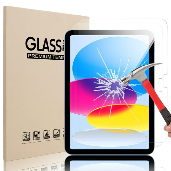 Elegant Choise For iPad 10 9 8 7 Pro 11&12.9" Air 5th 4th 10.9" Tempered Glass Screen Protector