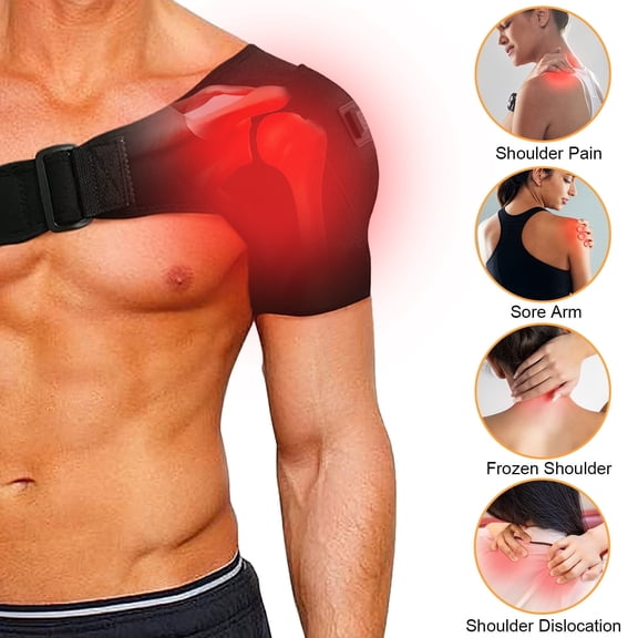 Elegant Choise Heated Shoulder Brace Rotator for Shoulder Injuries Pain Relief Tendonitis