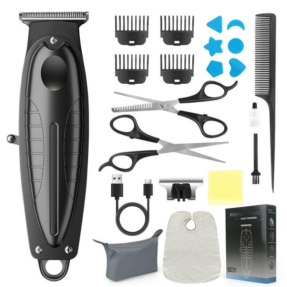 Elegant Choise Men's Professional Hair Clipper Set with Unique Design - USB Rechargeable, Complete Accessories for Precision Trimming - Perfect Holiday Gift for Him