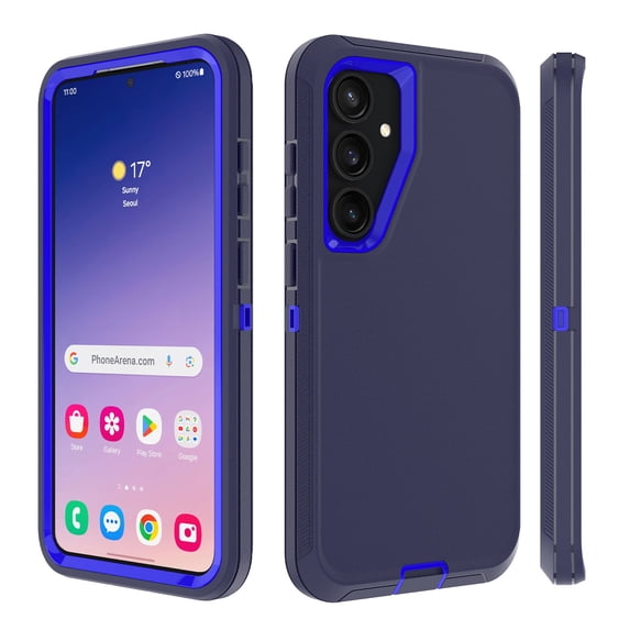 Elegant Choise Phone Case for Samsung Galaxy S24 Ultra/S24 Plus/S24 Shockproof Cover, Blue