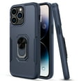 thumbnail image 1 of Elegant Choise Phone Case with Ring Stand for iPhone 14 Pro Max/14 Pro/14 Plus/14 Shockproof Armor Cover, Blue, 1 of 4