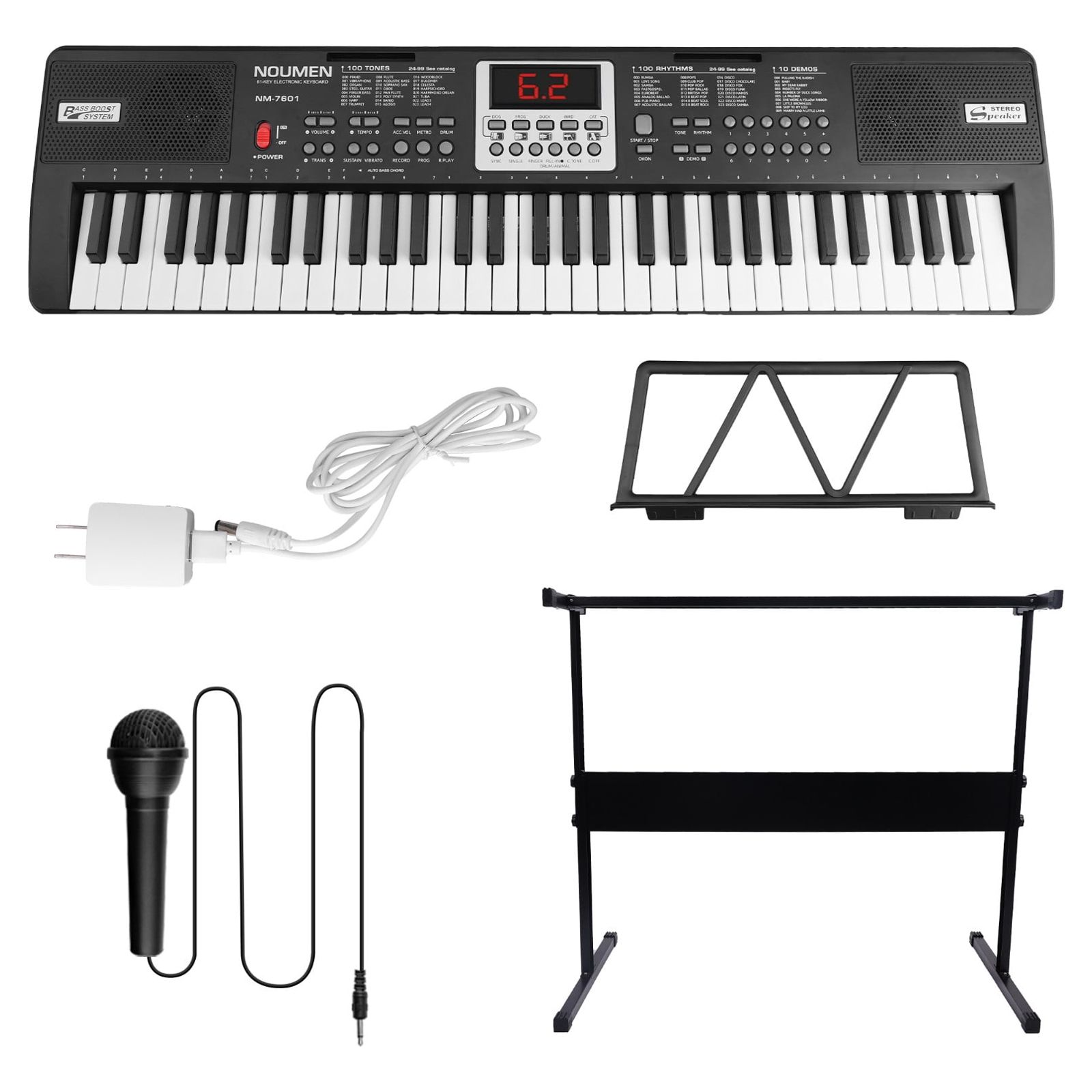 Elegant Choise Piano Keyboard for Kids 61 Key Electronic Organ with