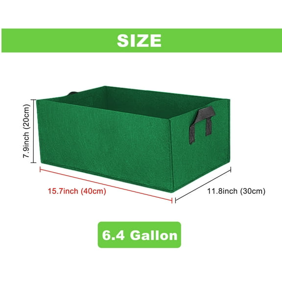 Elegant Choise Plant Grow Bag Reusable Large Fabric Raised Flower Bed Garden Vegetable Planter