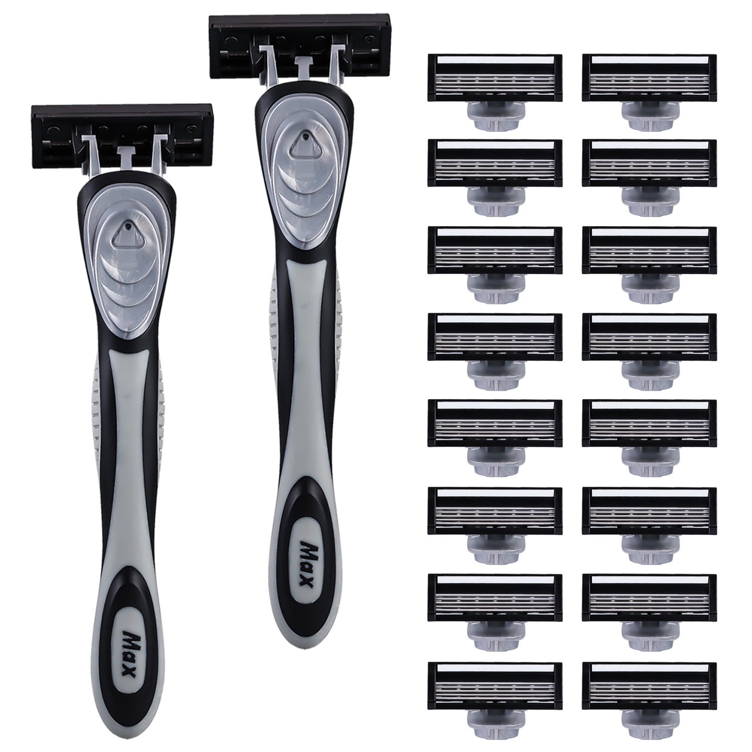 Elegant Choise 5-Blade Safety Razors for Men, Disposable, Sensitive ...