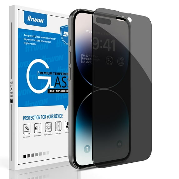 Elegant Choise Screen Protector Tempered Glass Anti Spy Privacy Film for iPhone 14 Pro Max/14 Plus/14 Pro/14