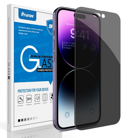 Elegant Choise Screen Protector Tempered Glass Anti Spy Privacy Film for iPhone 14 Pro Max/14 Plus/14 Pro/14