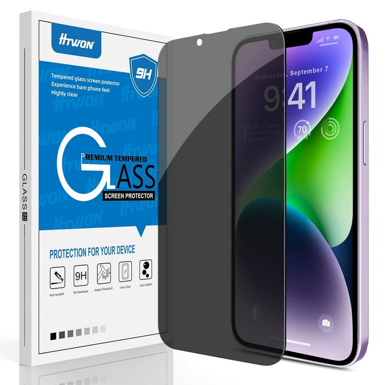 Elegant Choise Screen Protector Tempered Glass Anti Spy Privacy Film for  iPhone 14 Pro Max/14 Plus/14 Pro/14