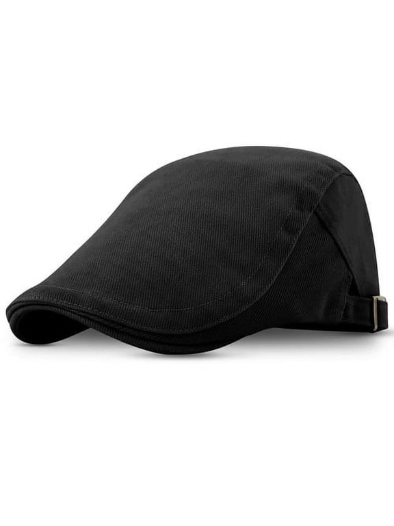 Solid Cotton Gatsby Cap Mens Ivy Hat Summer Driving Flat Cabbie Newsboy