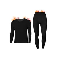 Elegant Choise Thermal Underwear for Men Long Johns Fleece Lined Base Layer Set Classic Style