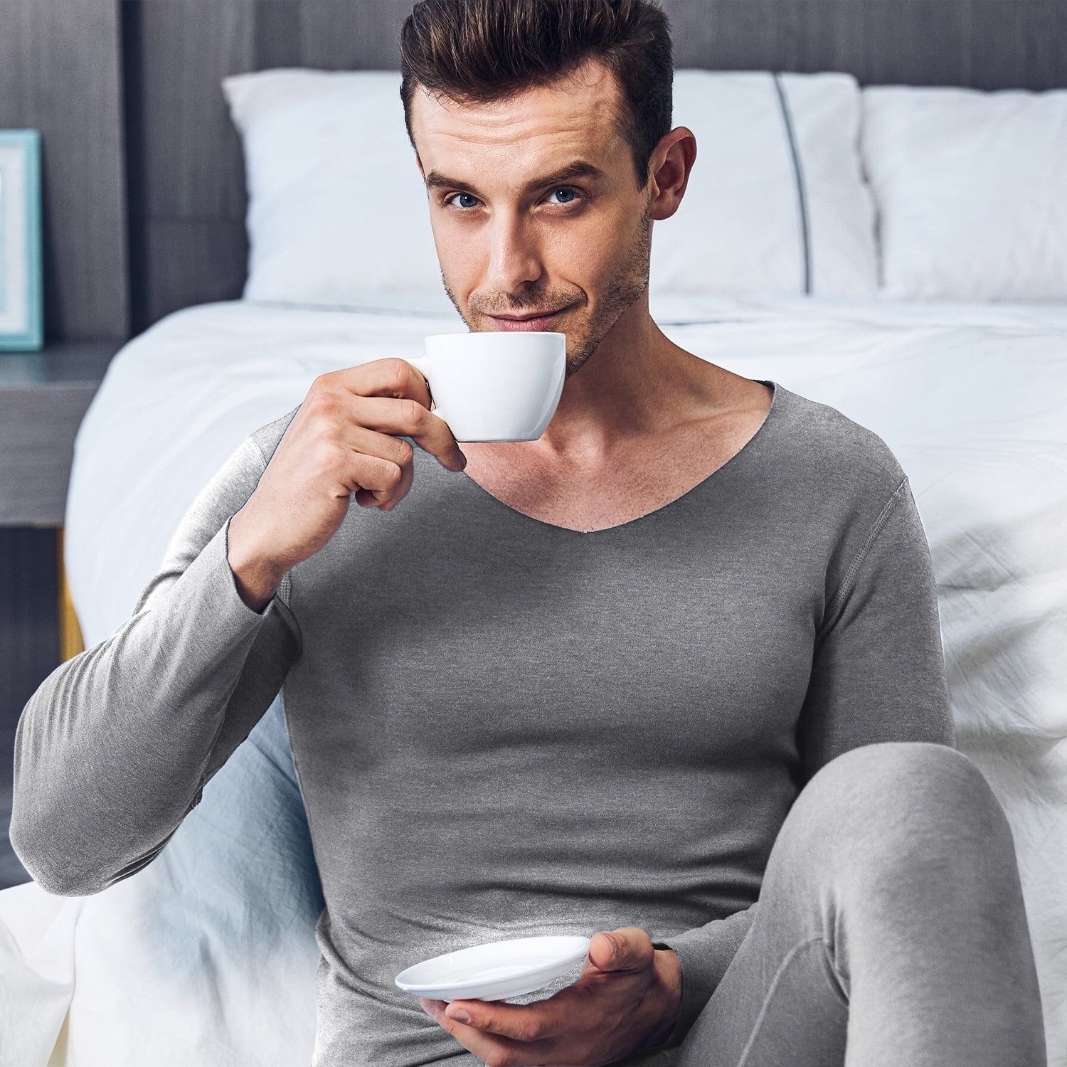 Elegant Choise Thermal Underwear for Men Set Ultra Soft Winter Long